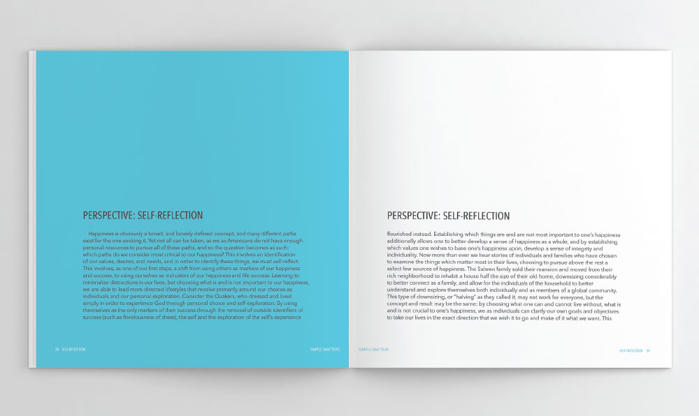 Simple Matters Research Book